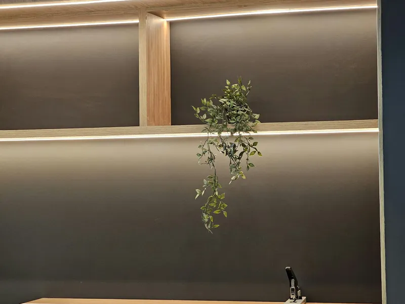 A welcoming modern office reception